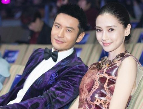 angelababy 和 黄晓明恩爱图片