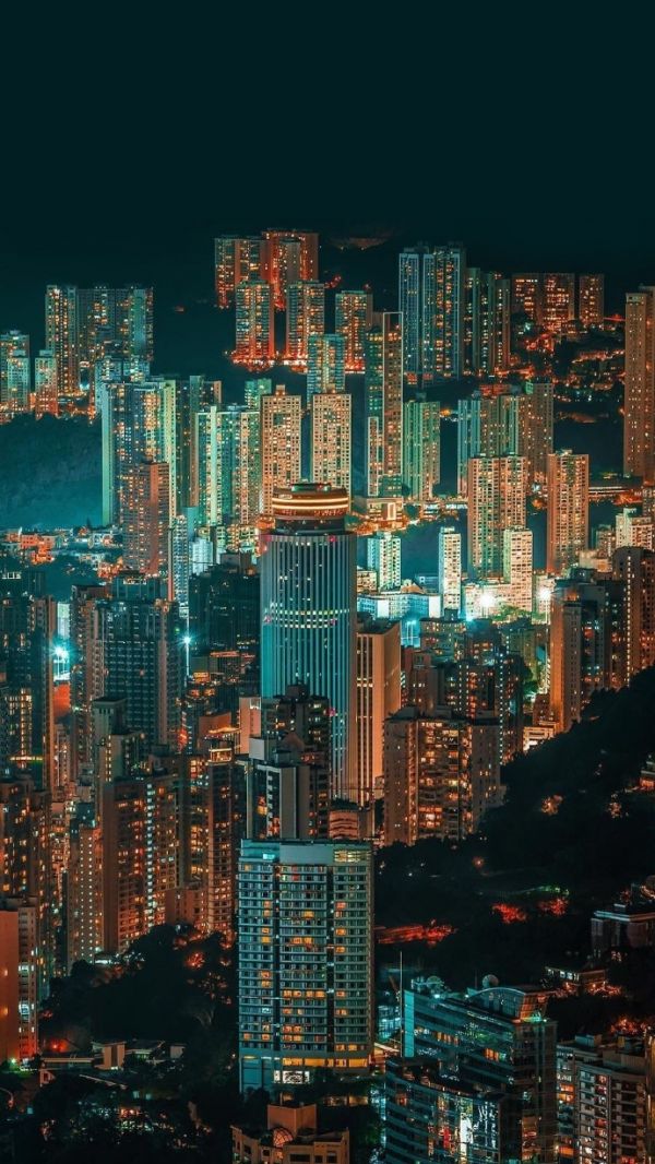 城市唯美意境的夜景