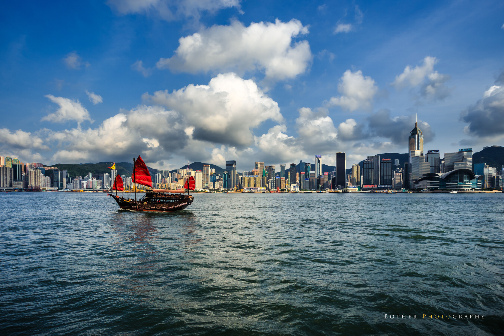 唯美香港城市风景图片