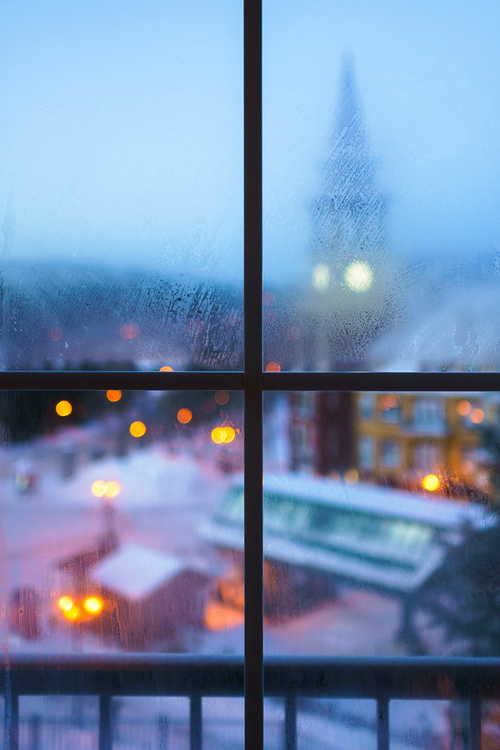 意境朦胧的雨中唯美图片